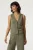 Olijfgroene gilet