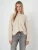 Geribbelde kasjmier trui – relaxed fit & duurzaam