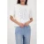 Monari  t-shirt with lettering 410634 105 cream