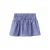 Mango Kids gestreepte korte rok met smockwerk – blauw