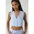 Pika Collectie Getailleerd Gestreept Cropped Top