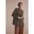 Summum Woman Jacket Tweed Check Black
