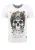 Key Largo Shirt ‘KLFEARLESS’  grijs / zwart / wit