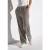 Street One Dames Wide Legs broek met structuur in Beige
