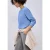 Street One Dames Basic sweatshirt in Blauw