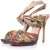 Jimmy Choo Multicolour python sandalen.