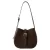 Furla suède crossbody tas Dora Mini donkerbruin