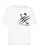 Plein Sport Shirt ‘Scratch’  zwart / wit