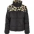 Urban Classics Dames sherpa pufferjas met luipaardprint