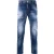 Dsquared2 Tidy Biker Jean Ripped Style Blauwe Denim Broek