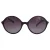 Chanel CH5391H Ronde Zonnebril met Parels in Rode Acetaat