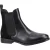 Hush Puppies Colette Leren Vrouwen Zwarte Brede Pasvorm Flat Chelsea Boots