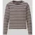 Only boxy fit shirt met lange mouwen van pure katoen model ‘SOPH’