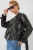 Nepleren Oversized Bomberjack met Patchdetails
