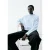 Mango gebreide trui – lichtblauw
