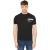 Duck and Cover Heren Tatick Geborsteld Katoenen T-Shirt (Zwart)