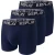 Replay Heren Boxershort (Pakket van 3) (Marineblauw)