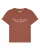 Watapparel Shirt ‘Wenn Nicht Jetzt Wann Dann’  roestbruin / wit