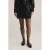 WE Fashion korte rok met pailletten zwart