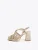Lola Casademunt Sandalen met riem  goud