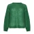 Delta gebreide trui in groen