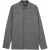 Ted Baker Gaius Oversized Lichtgrijze Wollen Blend Overhemd