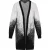 Faina Vest Dames wol wit zwart