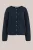 WE Fashion – Dames gebreid vest van wolmix – Regular fit – Donkerblauw –