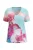 MIAMODA Shirt  cyaan blauw / pink
