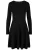 YAS Gebreide jurk ‘YASBecco’  zwart