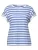 STREET ONE Shirt  duifblauw / wit