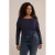 WE Fashion Curve longsleeve donkerblauw