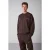 Oversized sweatshirt met ronde hals