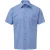 Premier Herenshirt met korte mouwen Popeline (Middenblauw)
