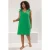Curve Dames Effen Mini Jurk met Spaghettibandjes Strandjurk Relaxte Pasvorm Plus Size