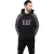 Caterpillar Raglan Katoenen Zwarte Hoodie voor Mannen