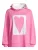 salzhaut Sweatshirt ‘Palen’  rosa / wit