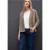Street One Dames Open vest van verengaren in Beige
