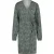 Another Label Mia Dress L/s Grey Green Animal