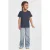 Anytime T-shirt donkerblauw melange