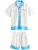 Next Set  blauw / oranje / wit