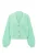 aleva Gebreid vest  mintgroen