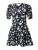 TOPSHOP Jurk ‘Bella’  groen / lila / zwart / wit