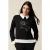 Oltre Sweater With Ribbed Cuffs And Collar Black