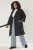 Trendyol Curve Dames Zwart Effen Oversized Grote maten Trenchcoats