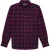 French Connection Large Gingham Flannel Ls Red