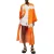 AllSaints Carine Mariana Kimon Orange Tiedye