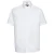 Russell Collection Heren Oxford Easy-Care Formeel Overhemd met Korte Mouwen (Wit)