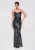 Ombre Avondjurk  navy