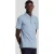 Heren Effen Poloshirt in Blauw